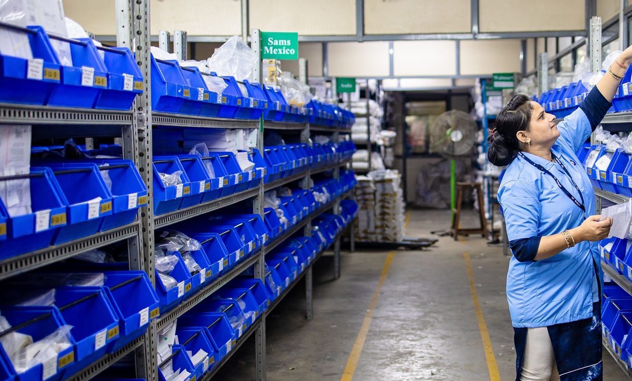 Material receiving and audit visibility